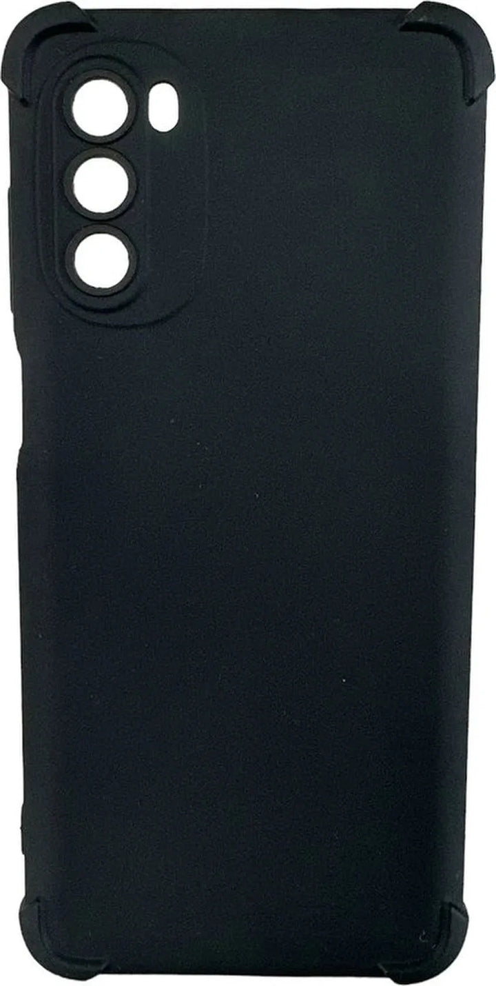 Motorola Moto G51 5G Hoesjes – Siliconen Backcover – Flexibel – Schokbestendig – Zwart-Ilumina Benelux