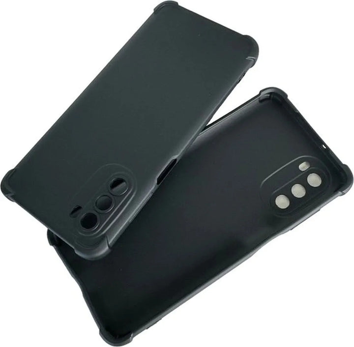 Motorola Moto G52 Hoesjes – Siliconen Backcover – Flexibel – Schokbestendig – Zwart-Ilumina Benelux