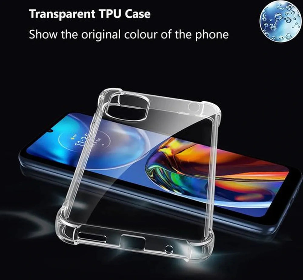 Motorola Moto E32s / E32 Hoesjes – Transparante Siliconen Backcover – Flexibel – Schokbestendig-Ilumina Benelux