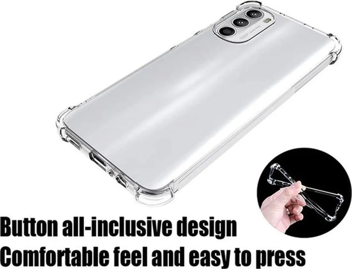Motorola Moto G82 5G Hoesjes – Siliconen Backcover – Schokbestendig – Flexibel – Transparant-Ilumina Benelux
