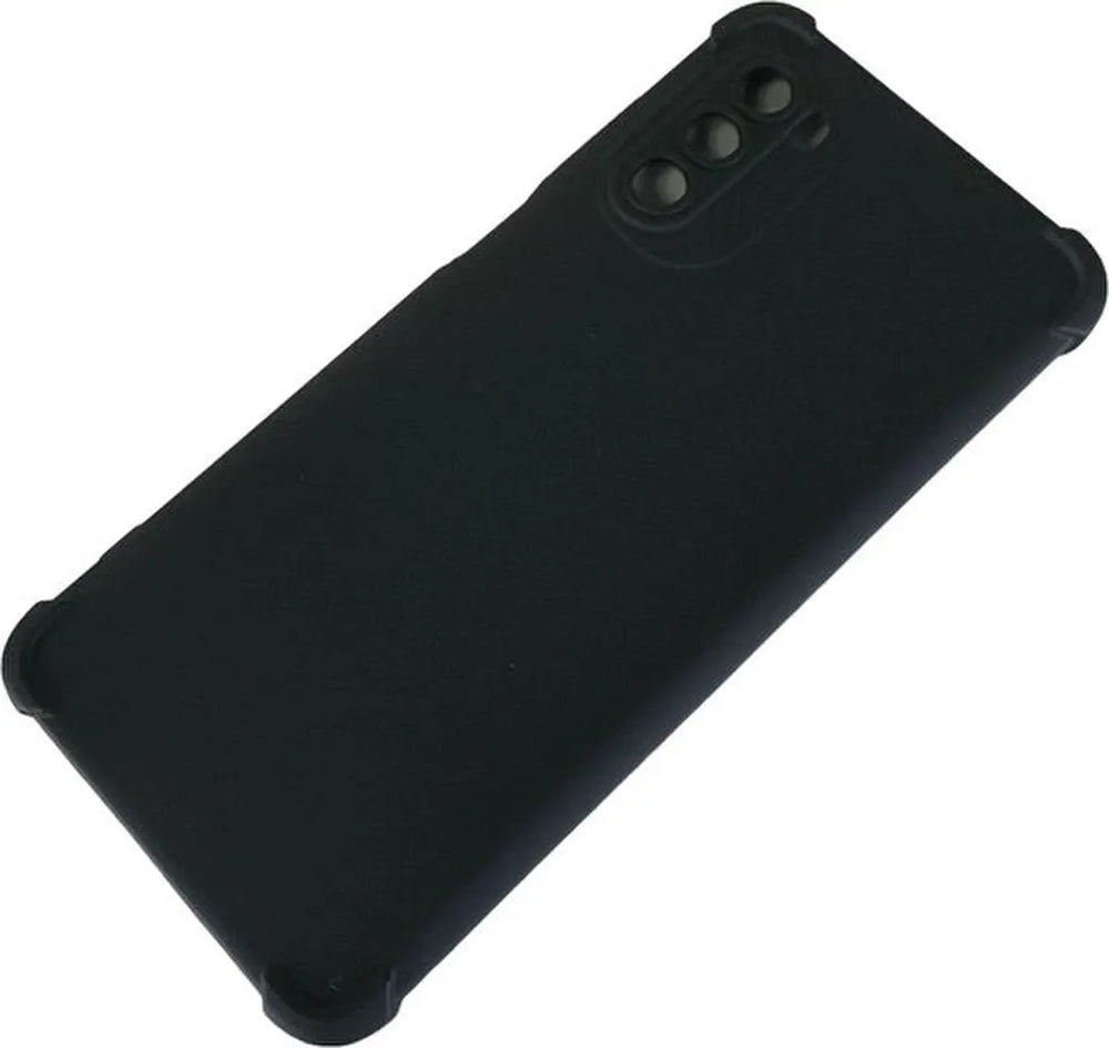 Motorola Moto G71 5G Hoesjes – Siliconen Backcover – Schokbestendig – 2x Screenprotector – Zwart-Ilumina Benelux