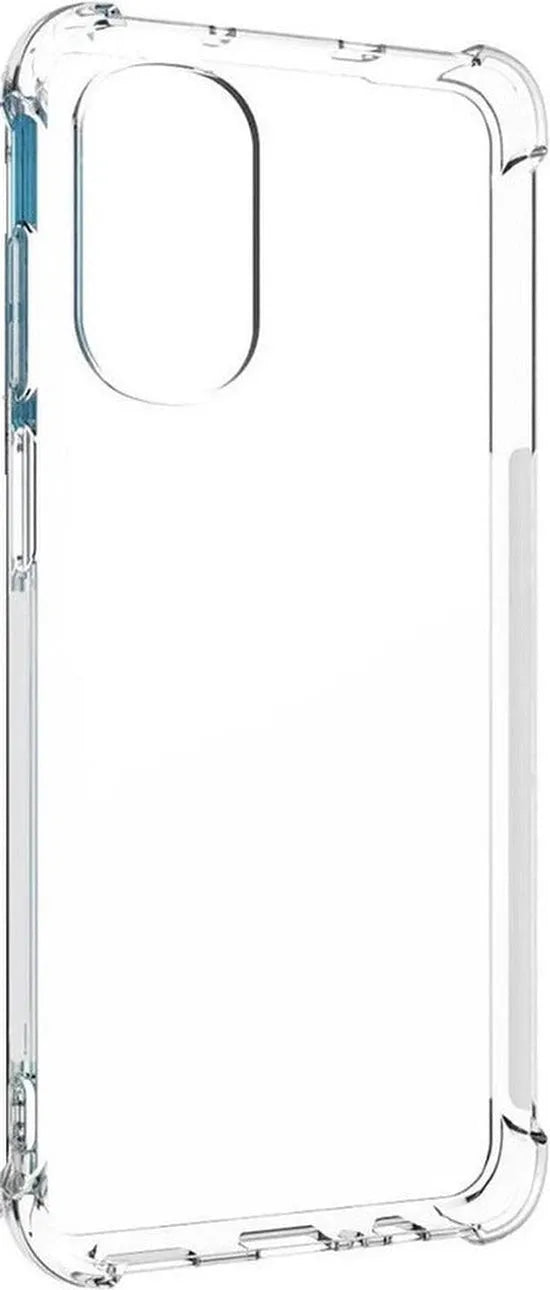 Motorola Moto G82 5G Hoesjes – Siliconen Backcover – Schokbestendig – Transparant – Incl. 2x Screenprotector-Ilumina Benelux