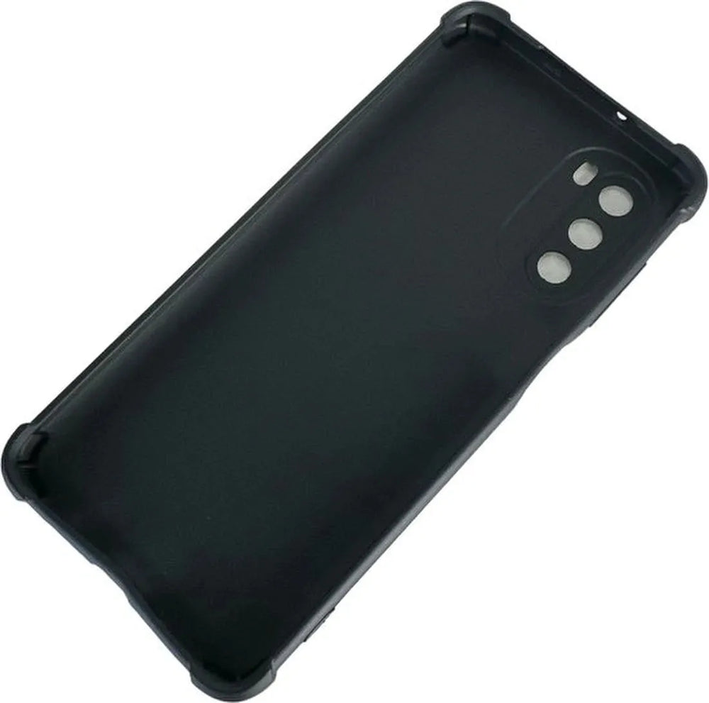 Motorola Moto G52 Hoesjes – Siliconen Backcover – Schokbestendig Anti-Shock – Inclusief 2 Screenprotectors – Zwart-Ilumina Benelux