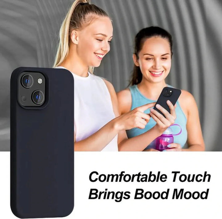 iPhone 14 Plus Hoesjes – Liquid Siliconen Backcover – TPU Flexibel – Camera Allround Bescherming – Wit-Ilumina Benelux