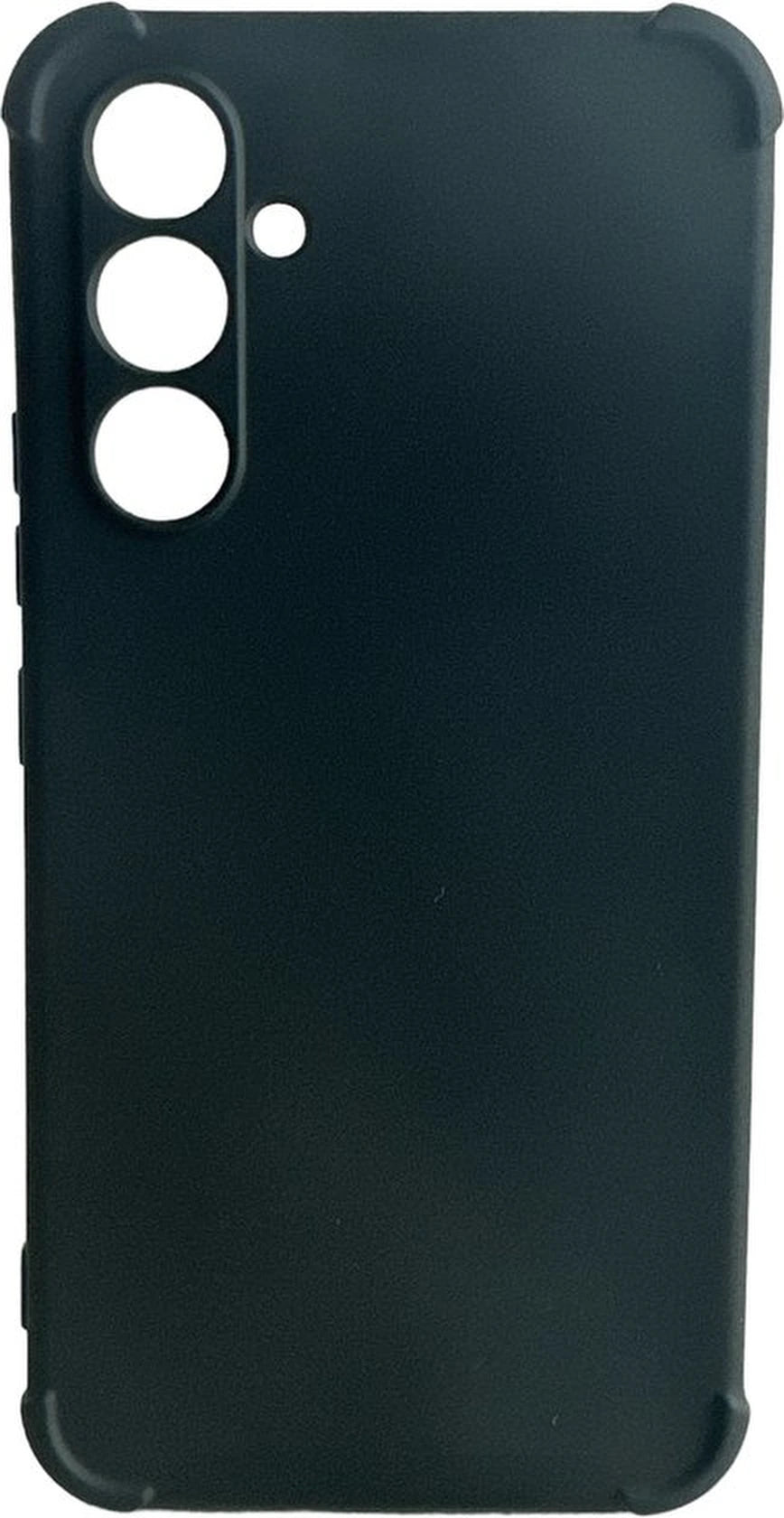 Shockproof Flexibele achterkant Silicone hoesje zwart Geschikt voor: Samsung Galaxy A25 4G & 5G