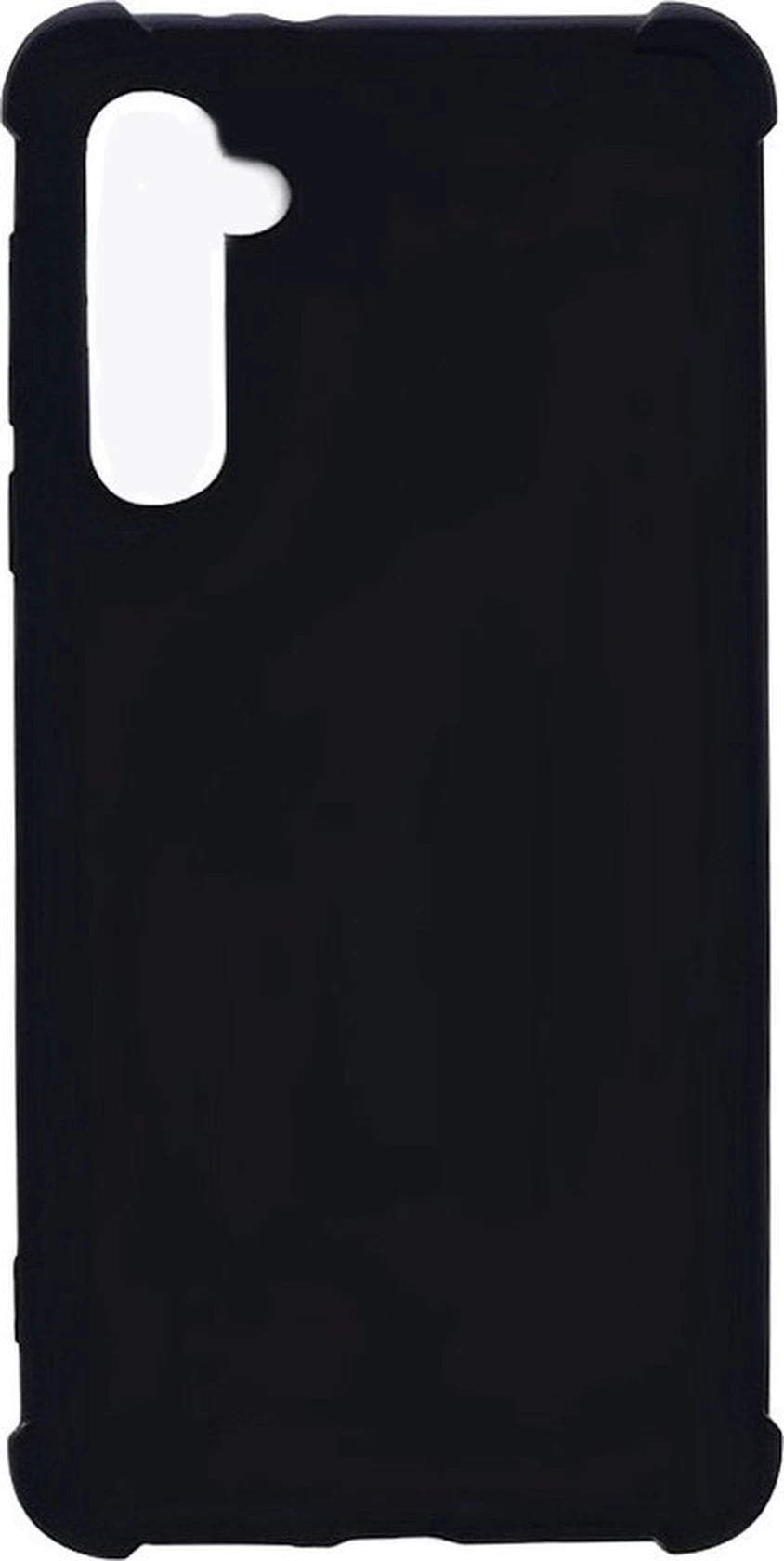 Shockproof Flexibele achterkant Silicone hoesje zwart Geschikt voor: Samsung Galaxy S24 Plus