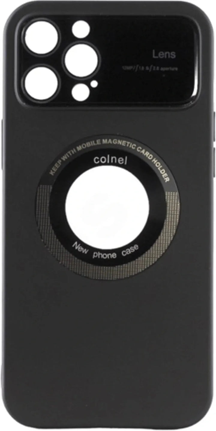 iPhone 13 Pro Max Hoesjes – MagSafe Backcover – Camera Lens Protector – Zwart-Ilumina Benelux