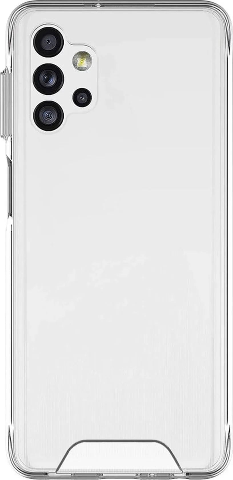 Samsung Galaxy A32 4G Hoesjes – Siliconen Backcover – Military Grade Schokbestendig – Crystal Clear Transparant-Ilumina Benelux