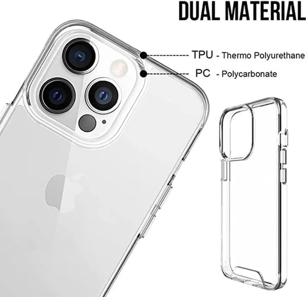 iPhone 13 Hoesjes – Transparante TPU Siliconen Bumper – Military Grade Schokbestendig – Crystal Clear-Ilumina Benelux