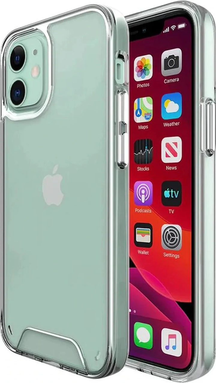 iPhone 11 Pro Max Hoesjes – Transparante TPU Siliconen Bumper – Military Grade Schokbestendig – Crystal Clear-Ilumina Benelux