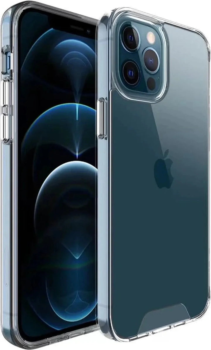 iPhone 12 Pro Hoesjes – Transparante TPU Siliconen Bumper – Military Grade – Schokbestendig – Crystal Clear-Ilumina Benelux