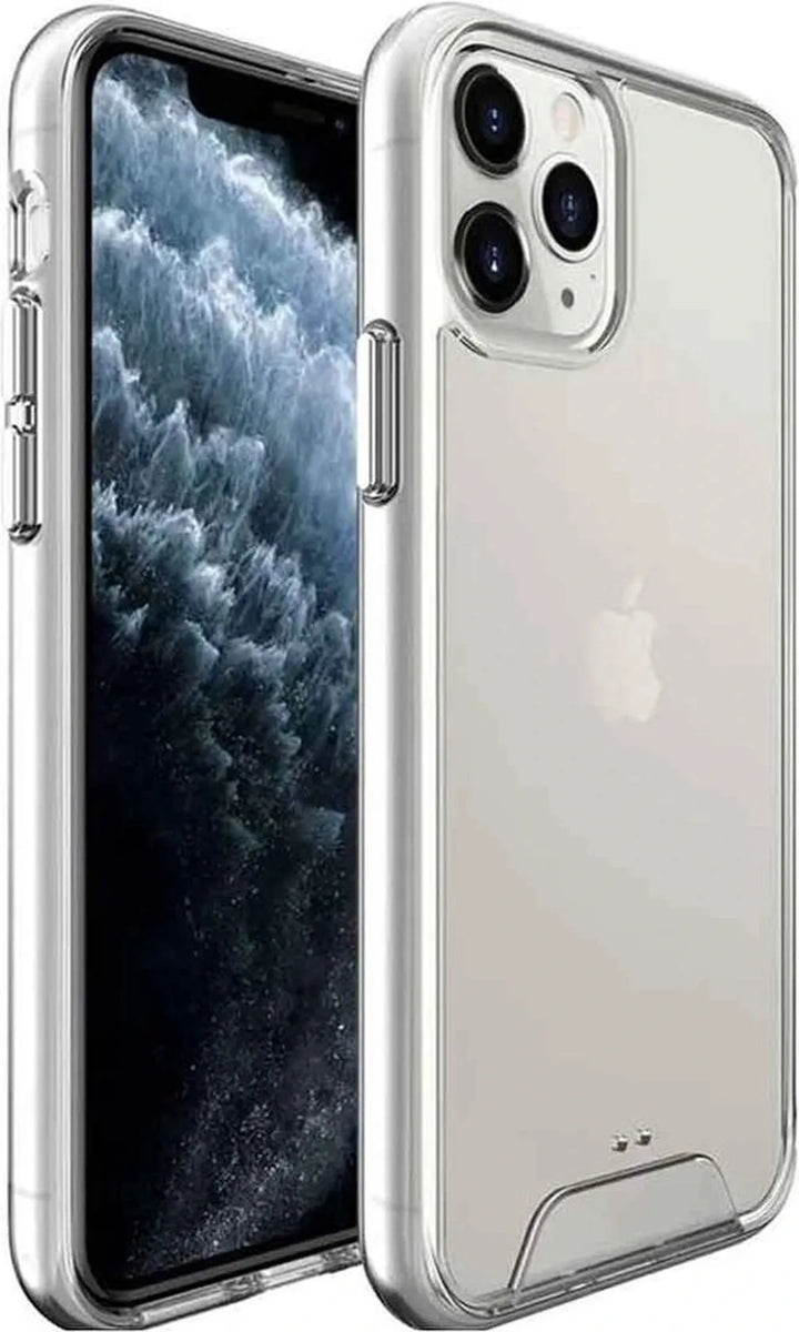 iPhone 12 Pro Max Hoesjes – Transparante TPU Siliconen Bumper – Military Grade Schokbestendig – Crystal Clear-Ilumina Benelux