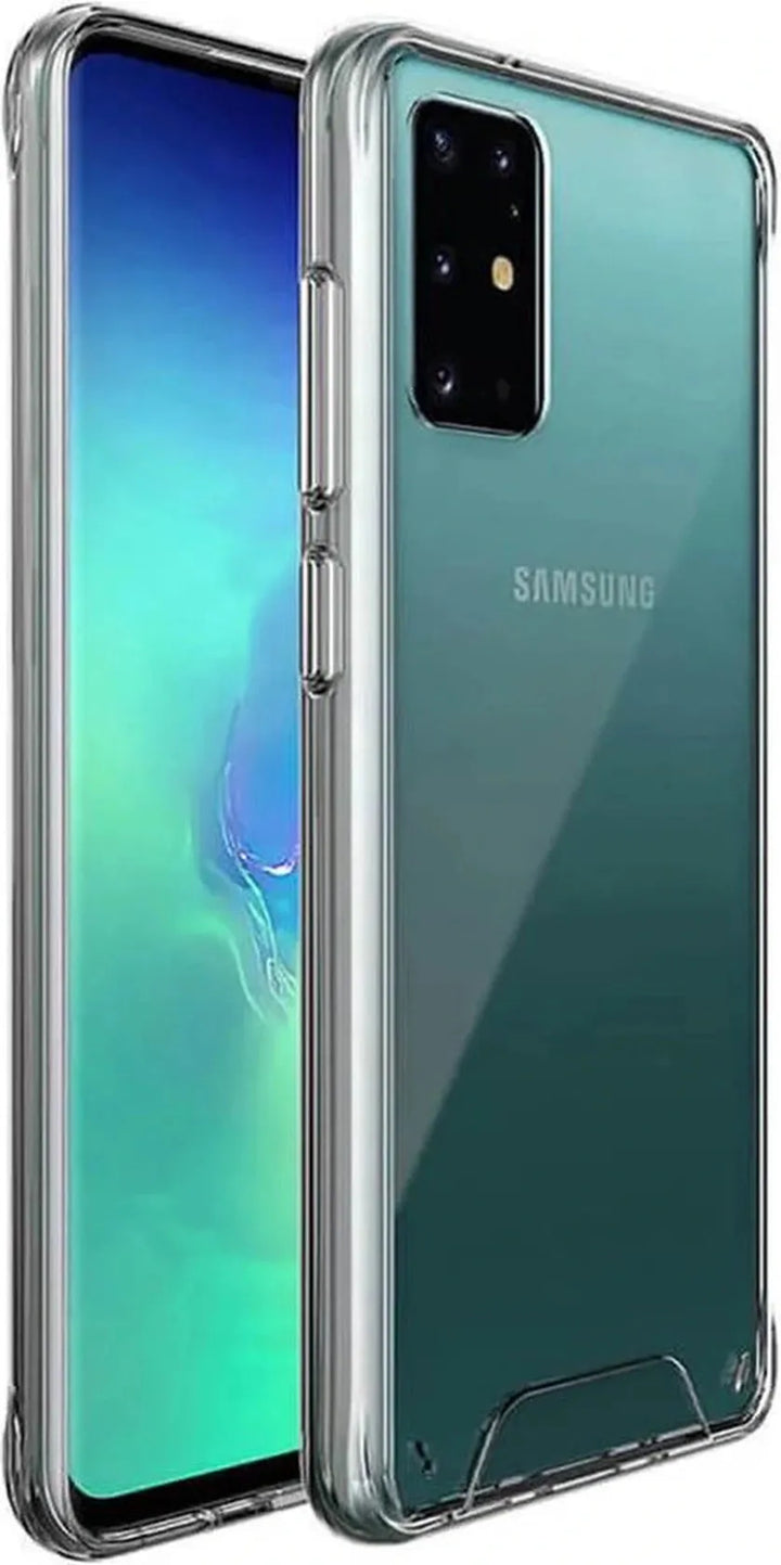 Samsung Galaxy S20 FE Hoesjes – Siliconen Backcover – Military Grade Schokbestendig – Crystal Clear Transparant-Ilumina Benelux