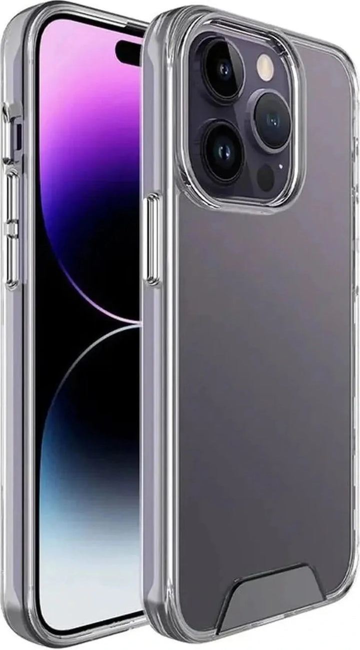 iPhone 14 Pro Max Hoesjes – Transparante TPU Siliconen Bumper – Military Grade Schokbestendig – Crystal Clear-Ilumina Benelux