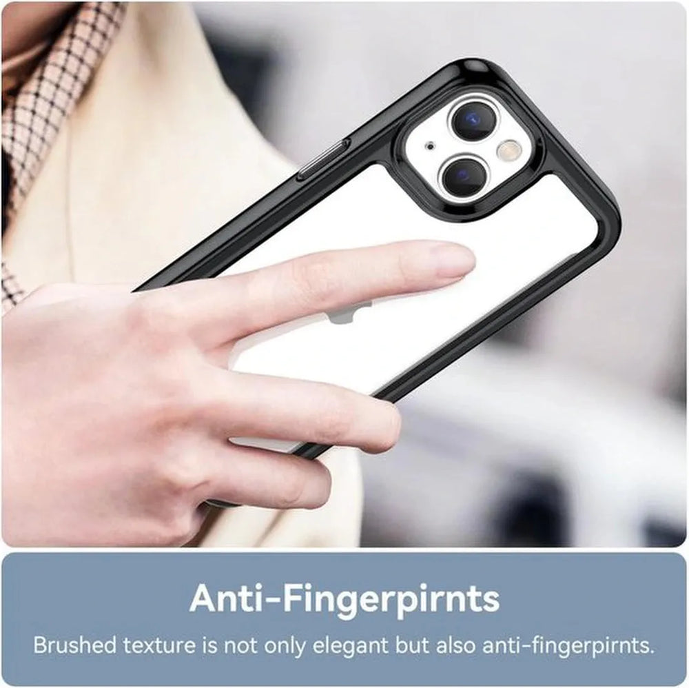 iPhone 13 Mini Hoesjes – Hybride Backcover – Transparant Acryl – Zachte TPU Bumper – Helder-Ilumina Benelux