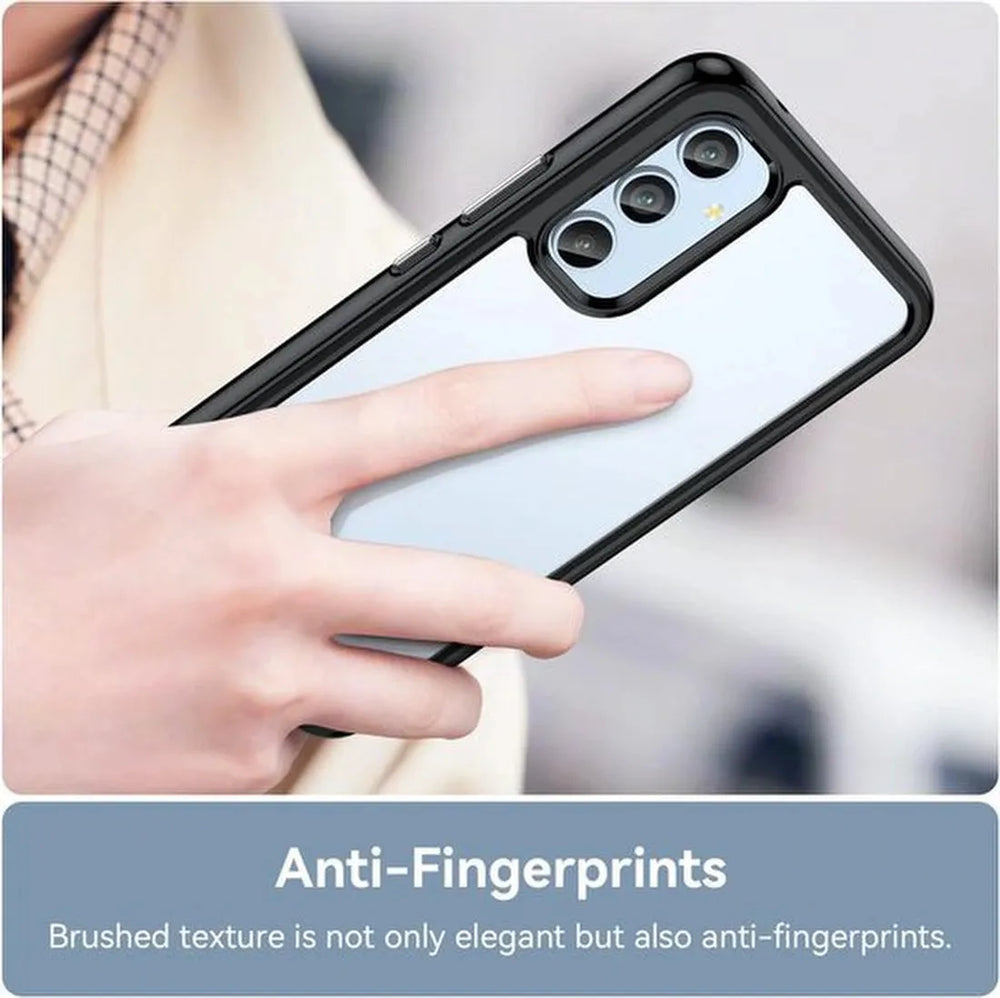 Samsung Galaxy A54 5G Hoesjes – Hybride Backcover – Transparant Acryl – TPU Bumper – Schokbestendig – Helder-Ilumina Benelux
