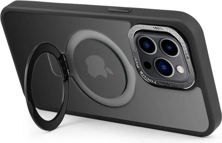 iPhone 15 Pro Max Hoesjes – Backcover – MagSafe Compatibel – Schokbestendig – Zwart-Ilumina Benelux