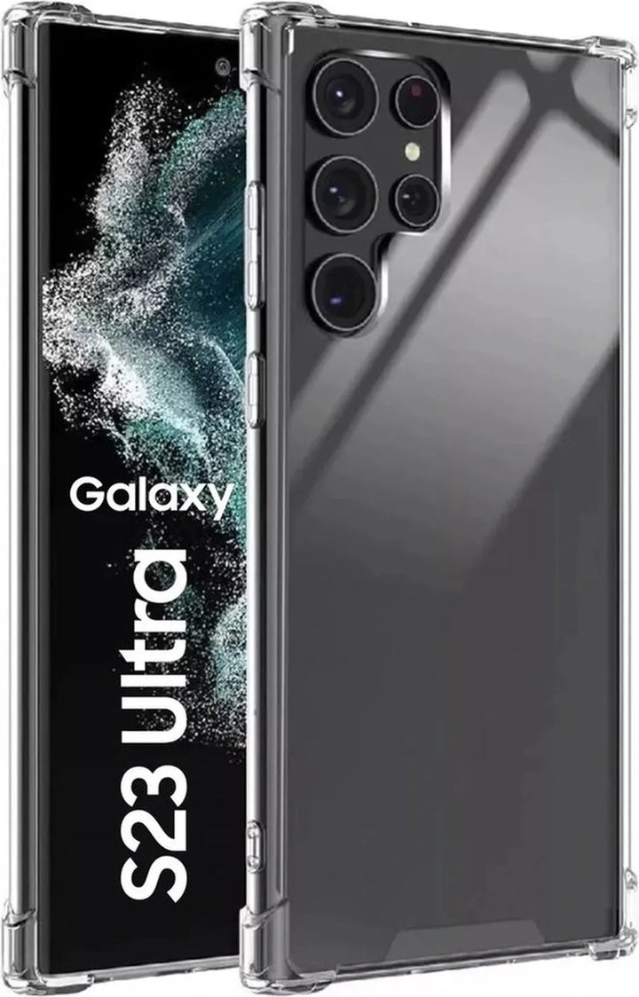 Samsung Galaxy S23 Ultra Hoesjes – Crystal Clear Backcover – Schokbestendig – Transparant-Ilumina Benelux