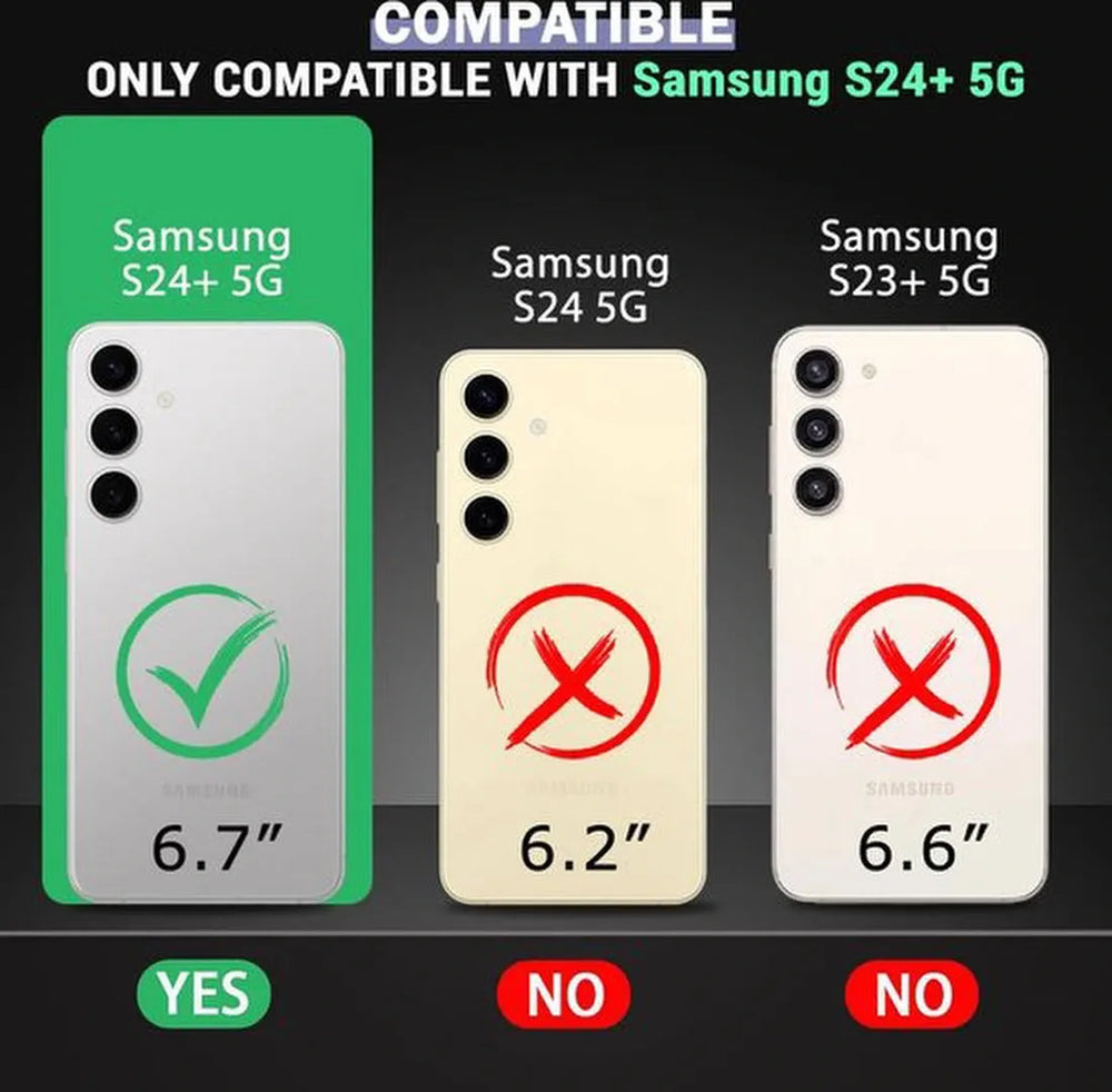 Samsung Galaxy S24 Plus Hoesjes – Crystal Clear Backcover – Schokbestendig – Transparant-Ilumina Benelux