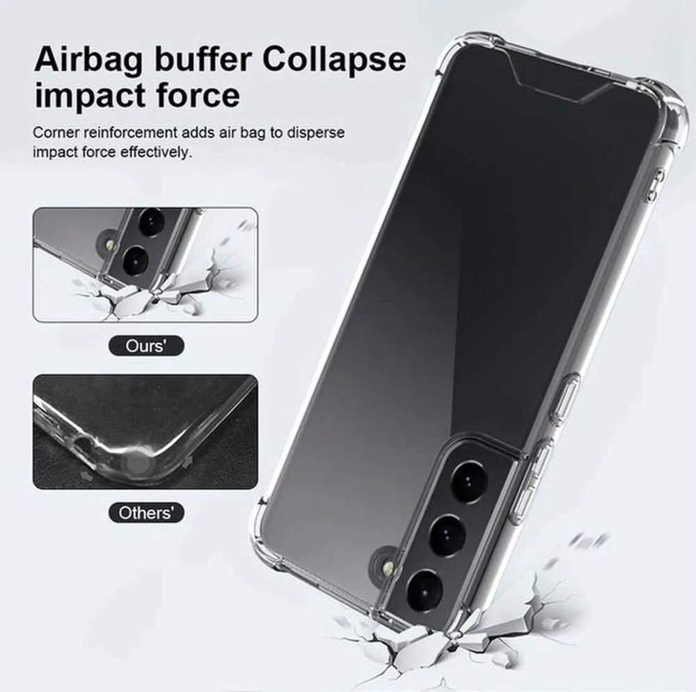 Samsung Galaxy S22 Plus Hoesjes – Crystal Clear Backcover – Schokbestendig – Transparant-Ilumina Benelux