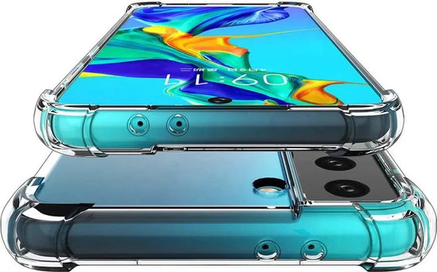 Samsung Galaxy S21 FE Hoesjes – Crystal Clear Backcover – Schokbestendig – Transparant-Ilumina Benelux
