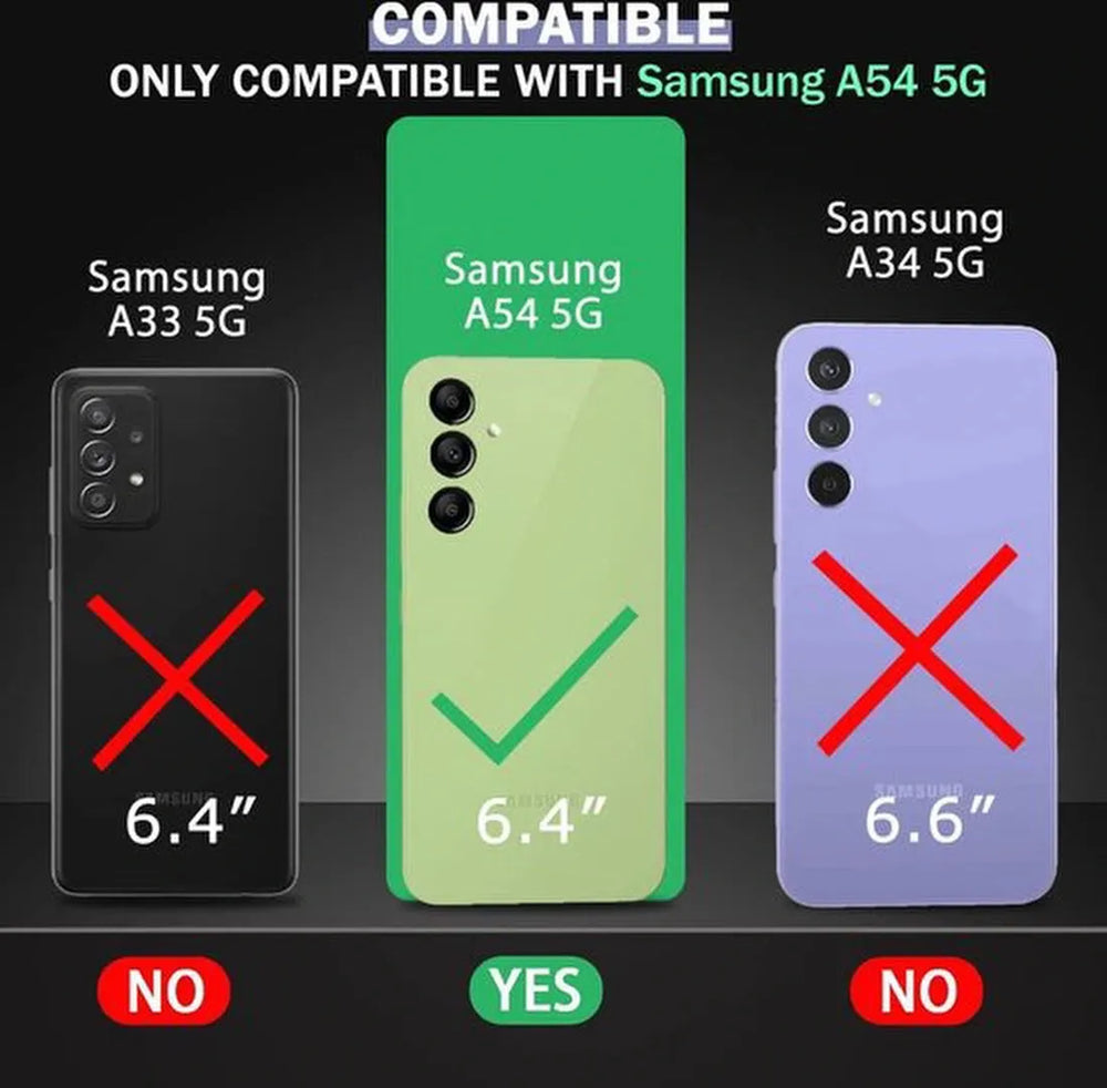 Samsung Galaxy A54 5G Hoesjes – Crystal Clear Backcover – Schokbestendig – Transparant-Ilumina Benelux