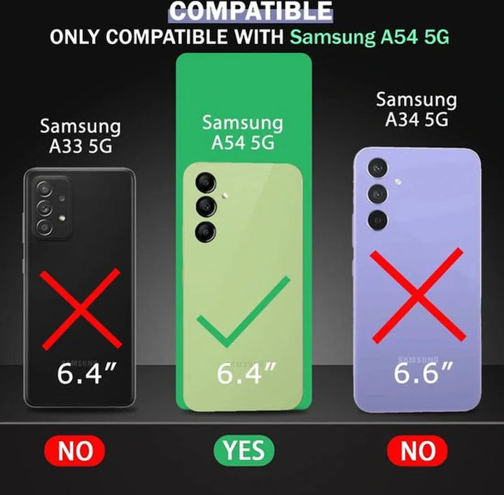 Samsung Galaxy A54 5G Hoesjes – Crystal Clear Backcover – Schokbestendig – Transparant-Ilumina Benelux