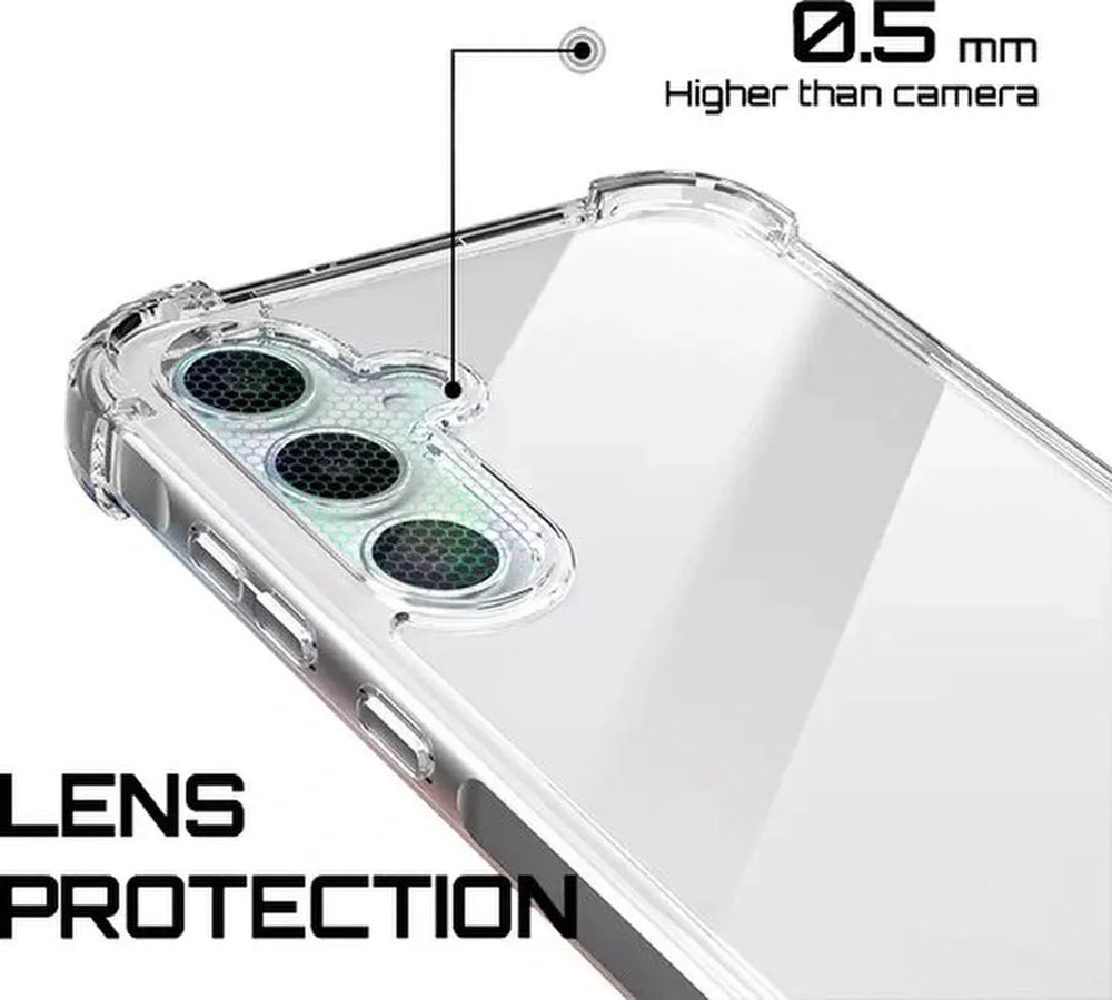 Samsung Galaxy A55 5G Hoesjes – Crystal Clear Backcover – Schokbestendig – Transparant-Ilumina Benelux