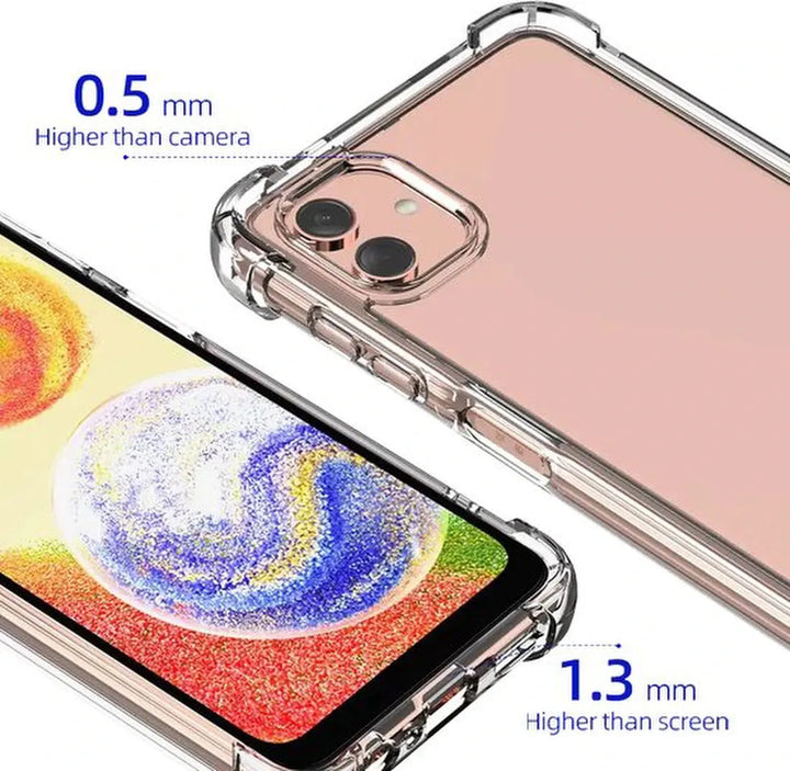 Samsung Galaxy A05 Hoesjes – Crystal Clear Backcover – Schokbestendig – Transparant-Ilumina Benelux