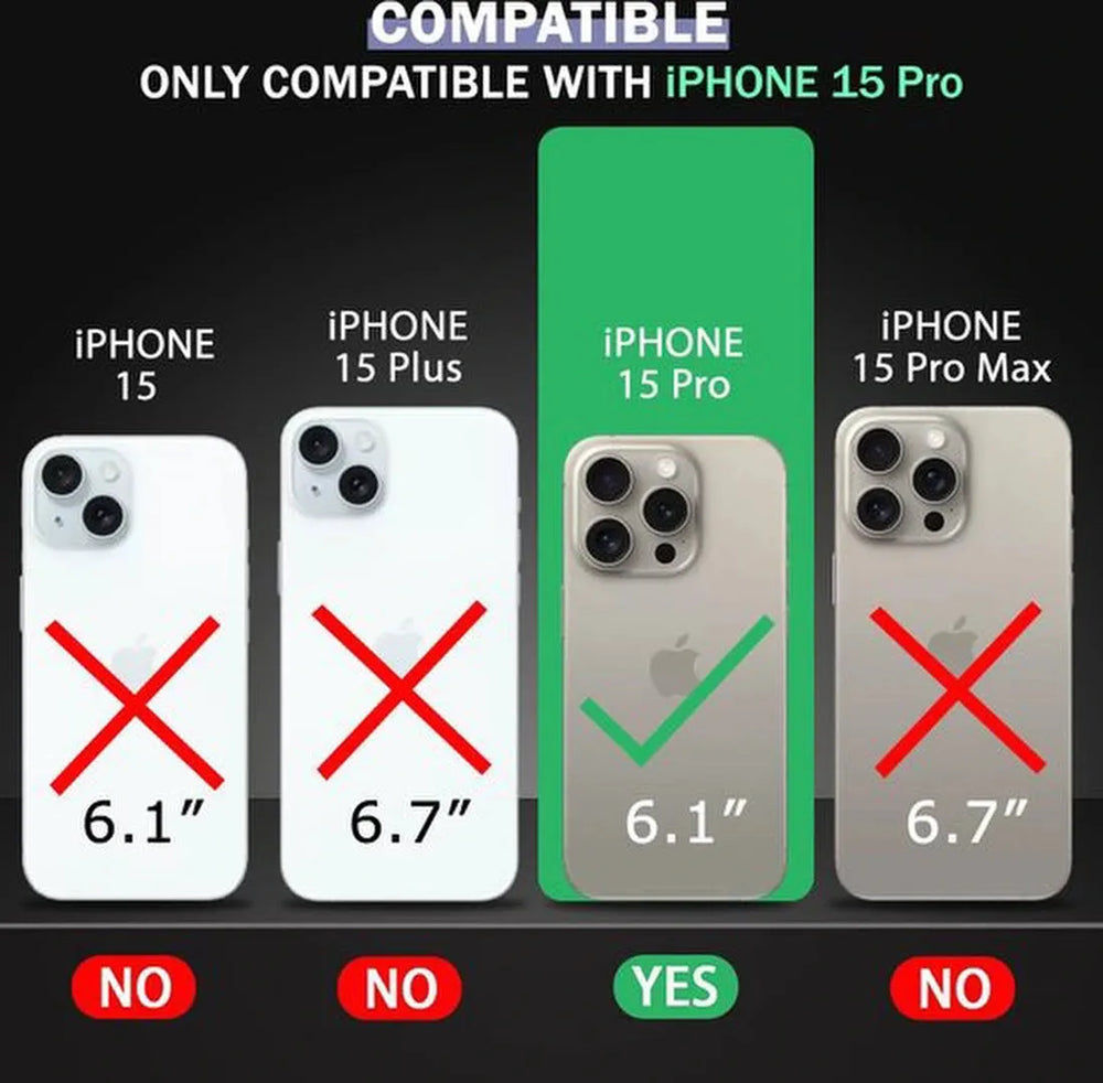 iPhone 15 Pro Hoesjes – Crystal Clear Backcover – Schokbestendig – Transparant-Ilumina Benelux