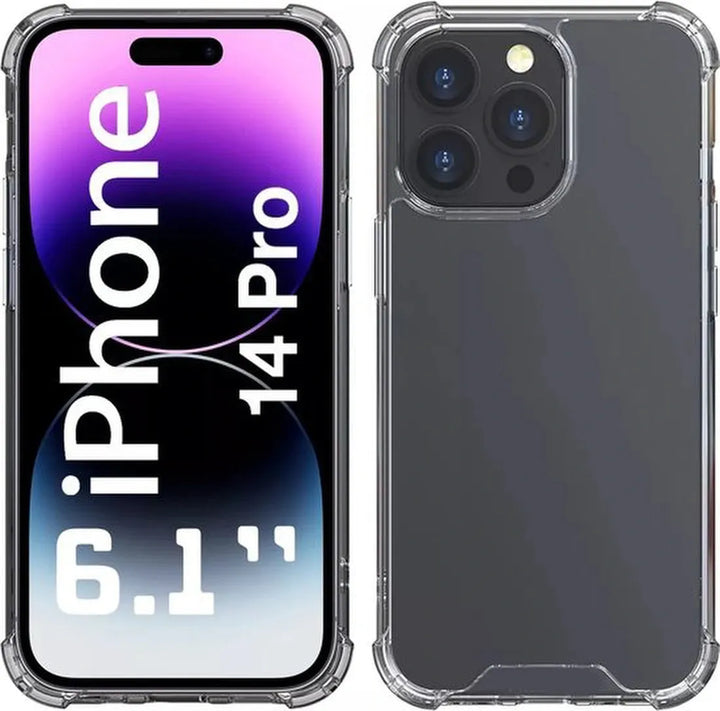 iPhone 14 Pro Hoesjes – Crystal Clear Backcover – Schokbestendig – Transparant-Ilumina Benelux