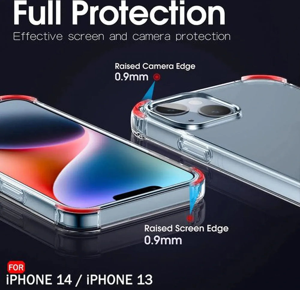 iPhone 14 Hoesjes – Crystal Clear Backcover – Schokbestendig – Transparant-Ilumina Benelux
