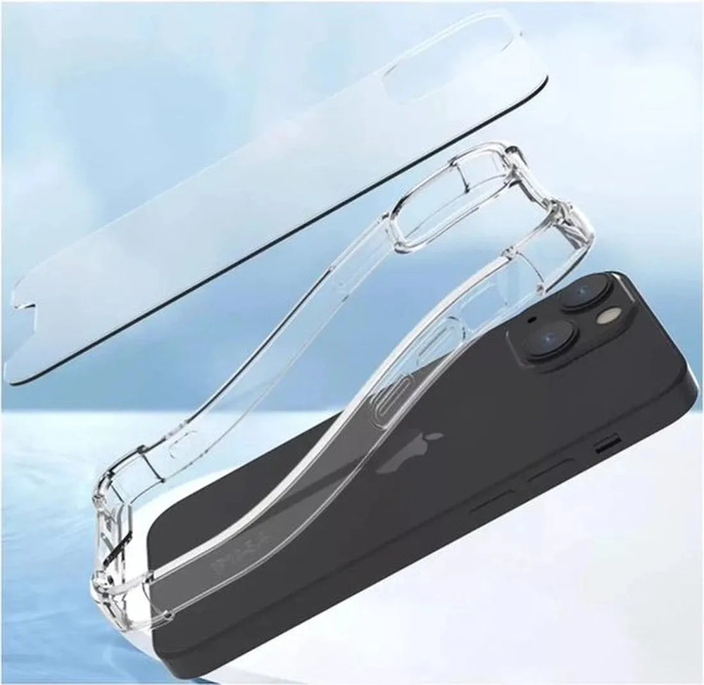 iPhone 14 Hoesjes – Crystal Clear Backcover – Schokbestendig – Transparant-Ilumina Benelux