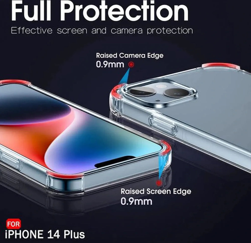 iPhone 14 Plus Hoesjes – Crystal Clear Backcover – Schokbestendig – Transparant-Ilumina Benelux