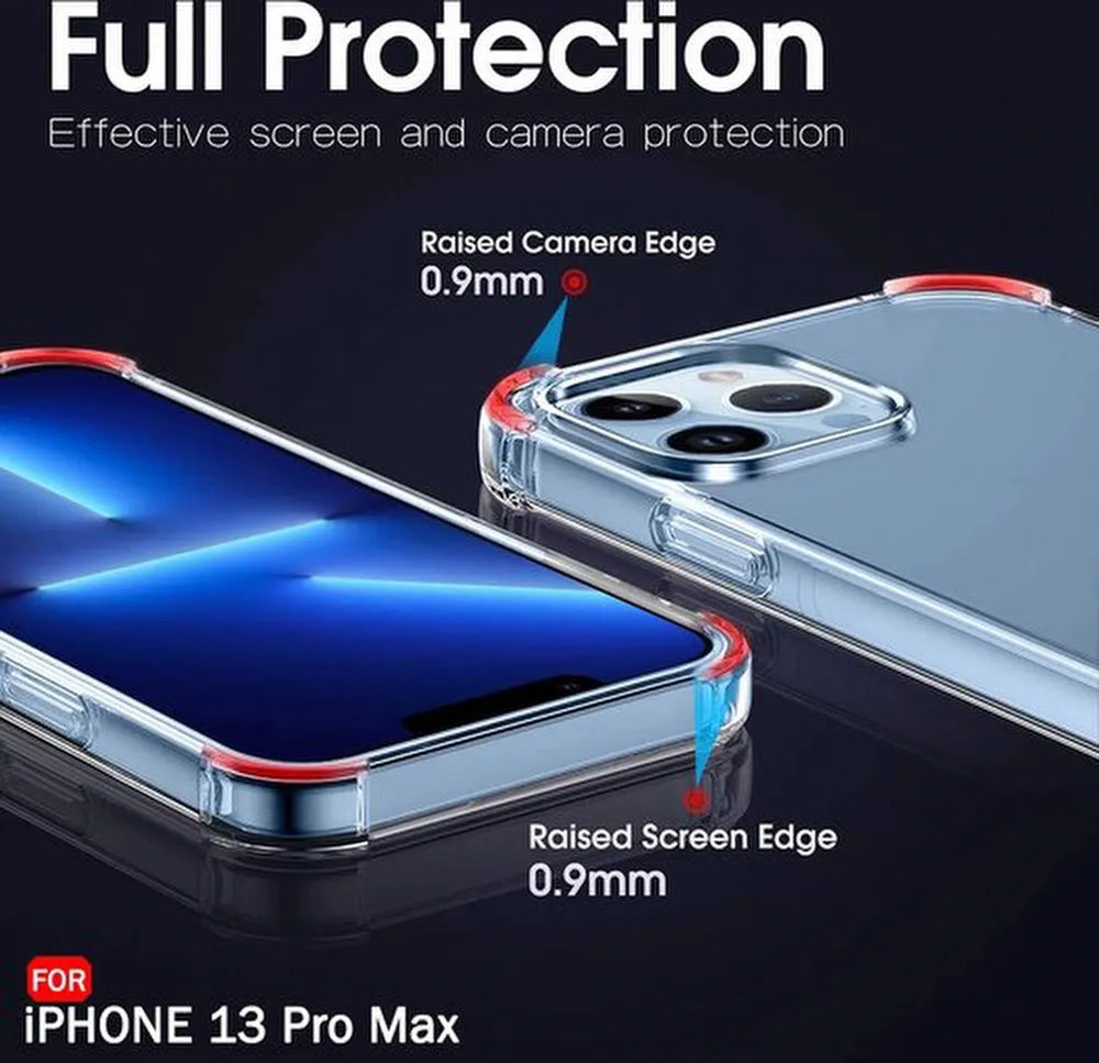 iPhone 13 Pro Max Hoesjes – Crystal Clear Backcover – Schokbestendig – Transparant-Ilumina Benelux