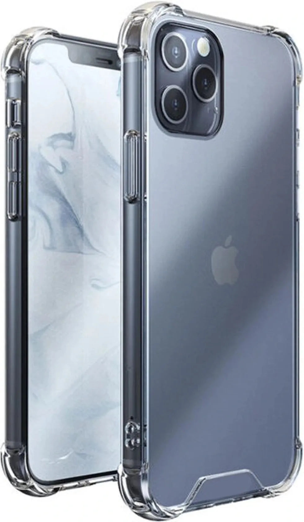 iPhone 12 Pro Max Hoesjes – Crystal Clear Backcover – Schokbestendig – Transparant-Ilumina Benelux