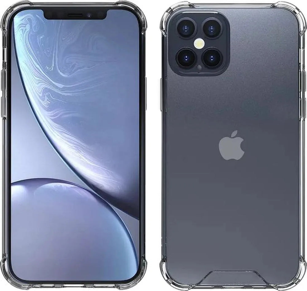 iPhone 12 Pro Max Hoesjes – Crystal Clear Backcover – Schokbestendig – Transparant-Ilumina Benelux