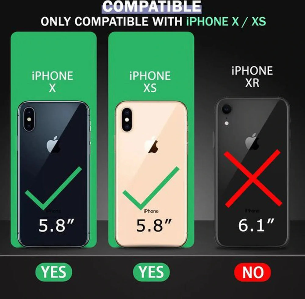 iPhone X / XS Hoesjes – Crystal Clear Backcover – Schokbestendig – Transparant-Ilumina Benelux