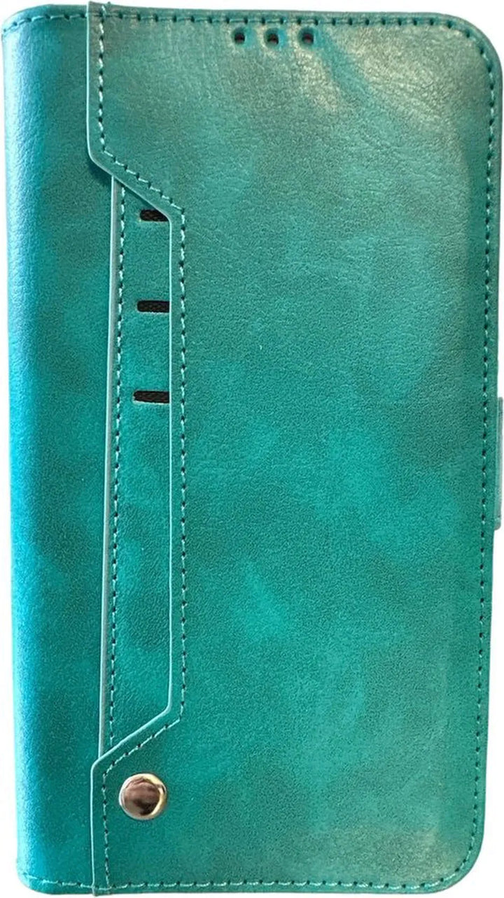 iPhone 15 Pro Max Hoesjes – Portemonnee Hoes – 9 Pasjesvakken – Multi Storage – Groen-Ilumina Benelux