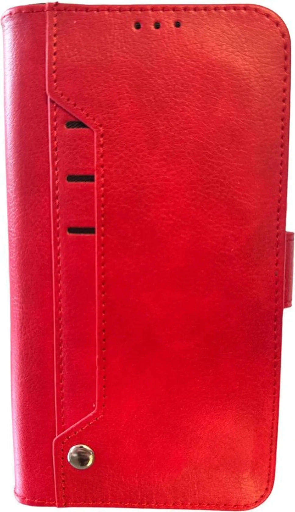 Samsung Galaxy A04 Hoesjes – Portemonnee Hoes – 9 Pasjesvakken – Multi Storage Wallet – Rood-Ilumina Benelux