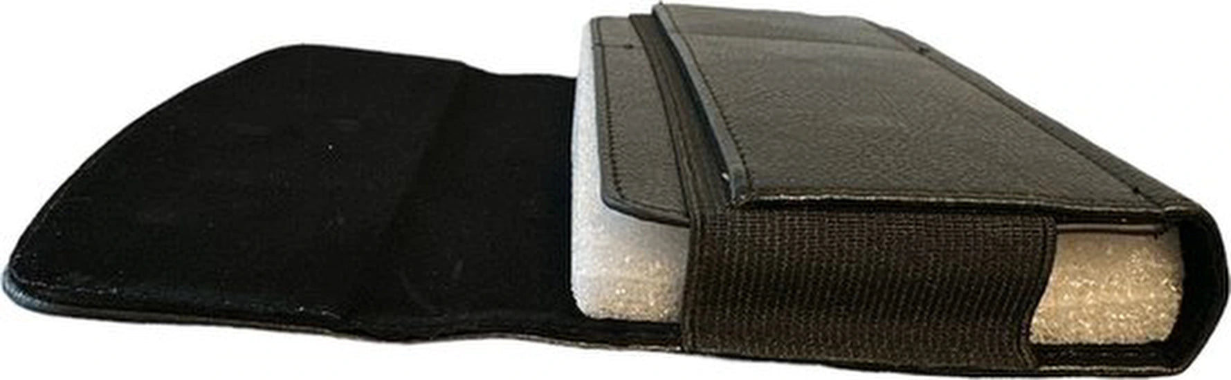 Riem holster hoes horizontale portemonnee magnetische sluiting Heuptas hoesje Geschikt voor: Samsung Galaxy A34 / A35 - zwart