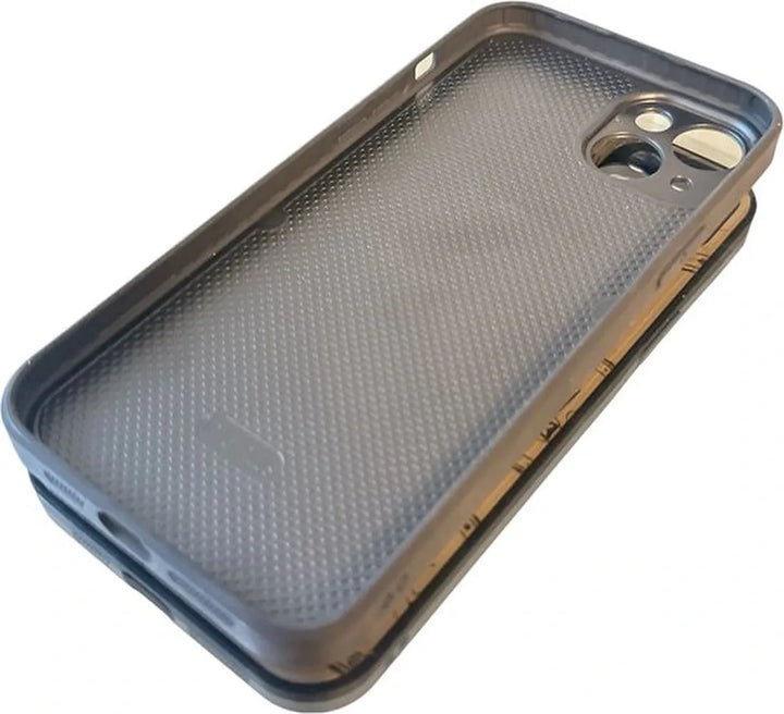 iPhone 12 Pro Max Hoesjes – Backcover met Ring – Klokdesign met Steentjes – Roségoud-Ilumina Benelux