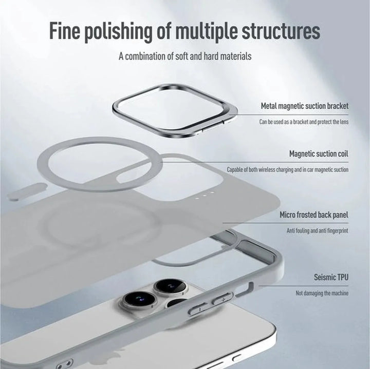iPhone 14 Pro Hoesjes – MagSafe Backcover – Schokbestendig – Paars-Ilumina Benelux