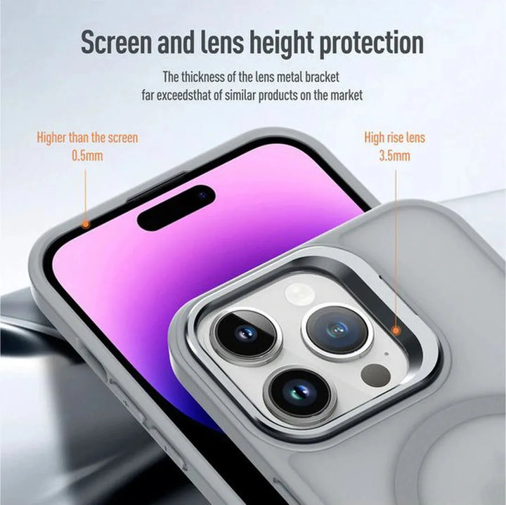 iPhone 14 Pro Hoesjes – MagSafe Backcover – Schokbestendig – Paars-Ilumina Benelux