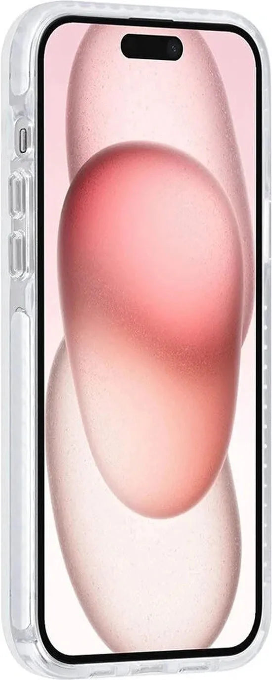 iPhone 15 Plus Hoesjes – MagSafe Backcover – Hoes met Koord – Wit-Ilumina Benelux