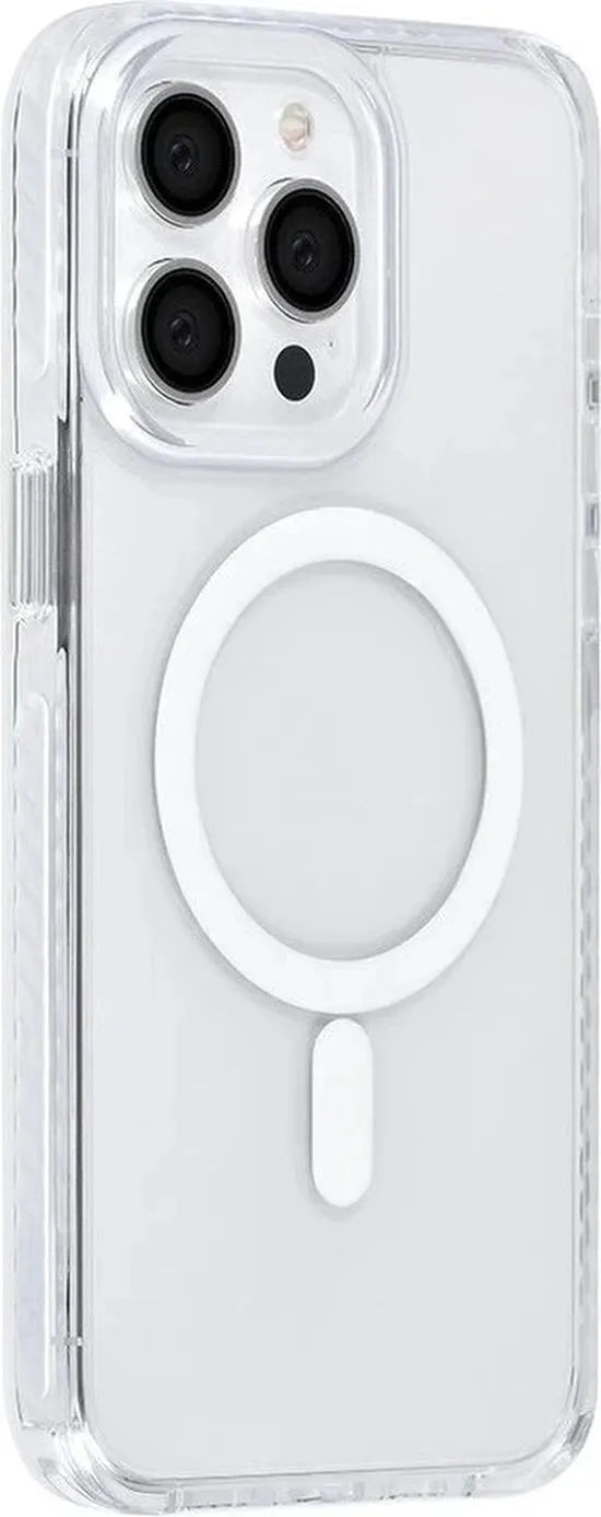 iPhone 15 Pro Max Hoesjes – MagSafe Backcover – Met Koord – Wit-Ilumina Benelux