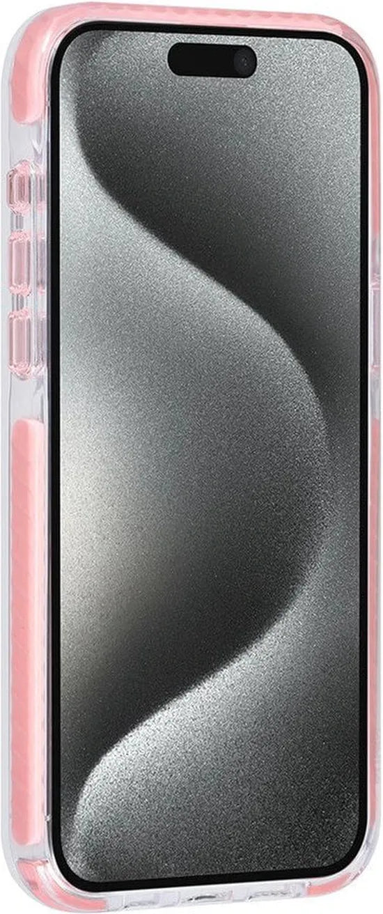 iPhone 15 Pro Max Hoesjes – MagSafe Backcover – Hoes met Koord – Roze-Ilumina Benelux