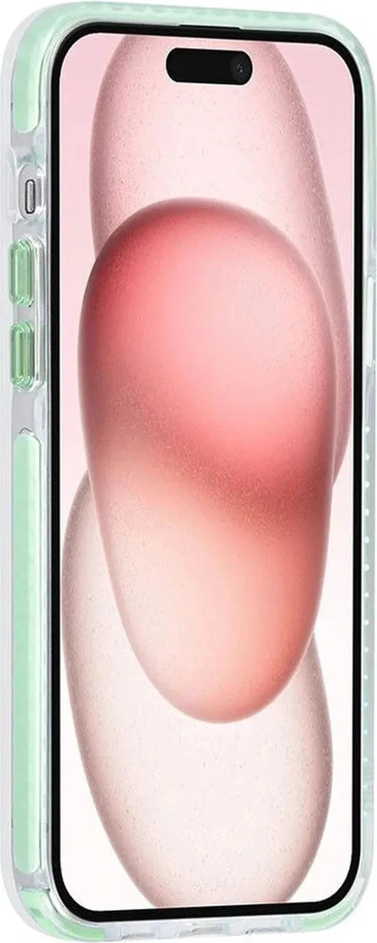 iPhone 14 Plus Hoesjes – MagSafe Backcover – Hoes met Koord – Groen-Ilumina Benelux