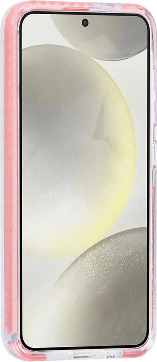 Samsung Galaxy S24 Hoesjes – Backcover met Koord – Schokbestendig – Roze-Ilumina Benelux