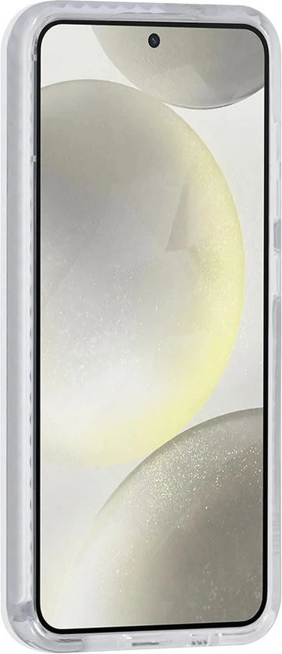 Hoes Geschikt voor: Samsung Galaxy S24 Hoesje Cover Met Koord - Wit